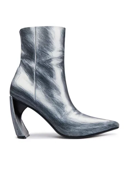Čizme United Nude Zuma Canvas HI Srebrna