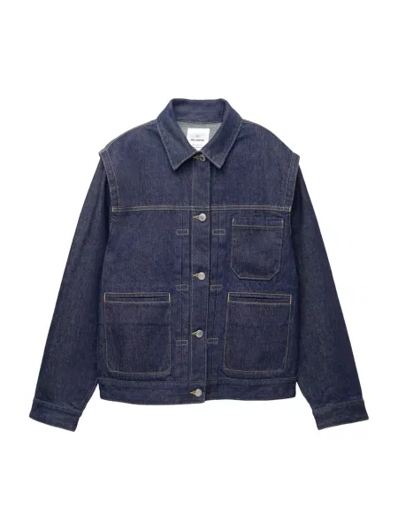 Pull&Bear Geacă de primăvară-toamnă bleumarin