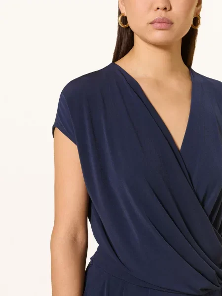 Robe Légère Kombinezon Z Kopertowym Dekoltem blau