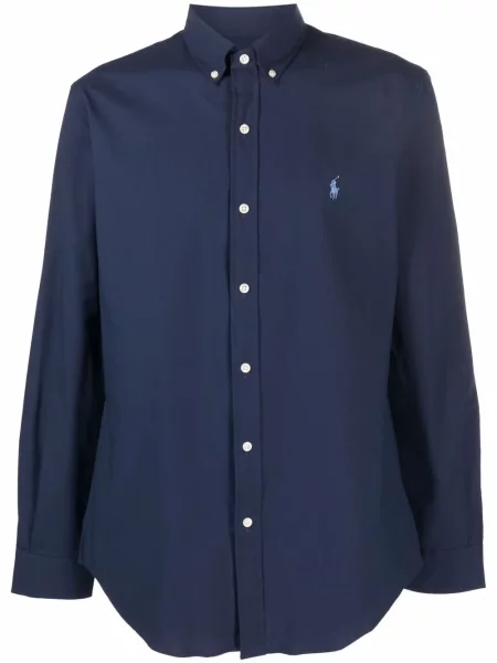 Polo Polo Ralph Lauren cu broderie albastru