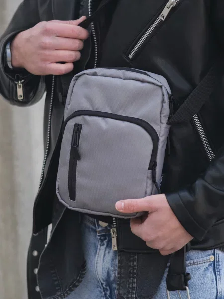 Сумка через плечо Without серая