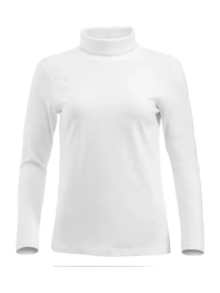Clique Ezel Golf z czesanego bawełnianego materiału – white biały