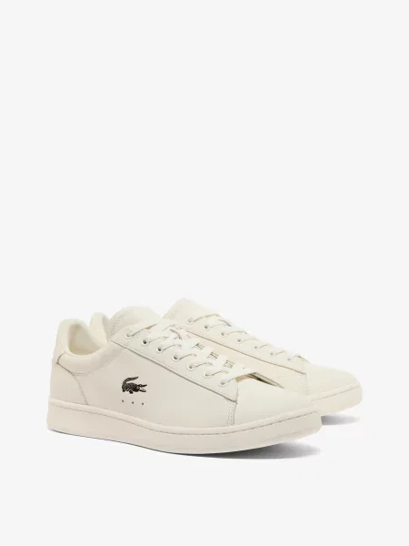 Кожаные кеды Lacoste белые