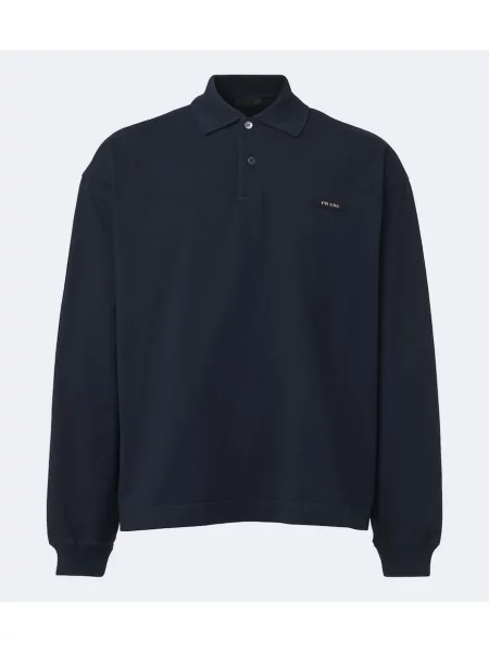 Tricou polo Prada albastru