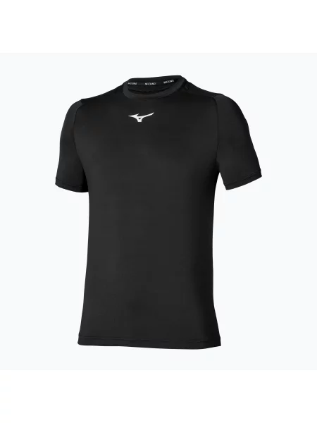Tricou de tenis pentru bărbați Mizuno Tennis Core Short Sleeve Tee black/black negru