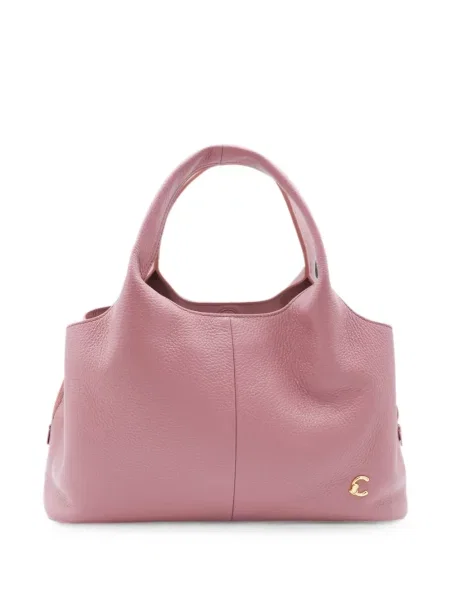 Geantă shopper Coccinelle din piele roz
