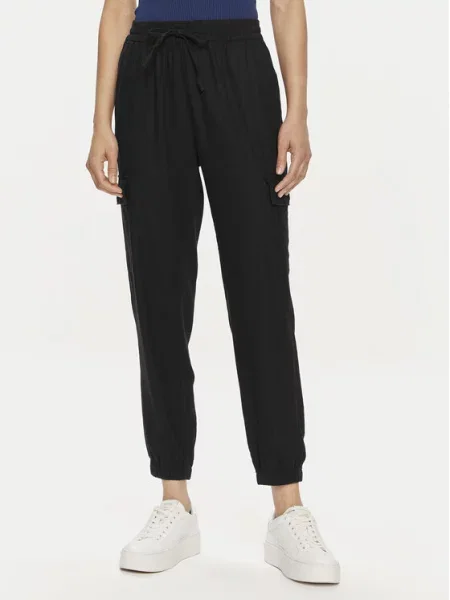 ONLY Spodnie dresowe Caro Cargo Fit czarny