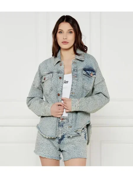 GUESS De blugi geacă albastru