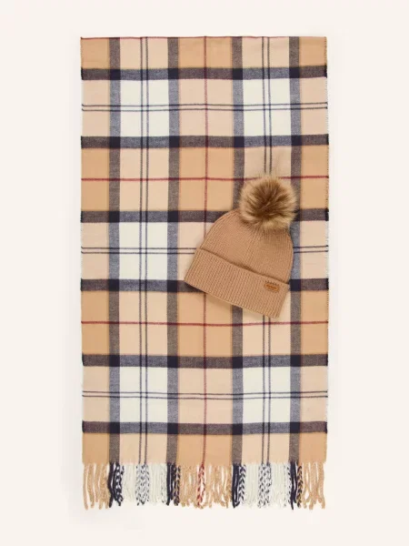 Barbour Čepice béžová / režná / námořnická modř / vínově červená modrý
