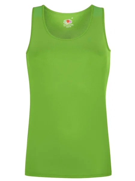 Tricou Fruit Of The Loom fără mâneci verde