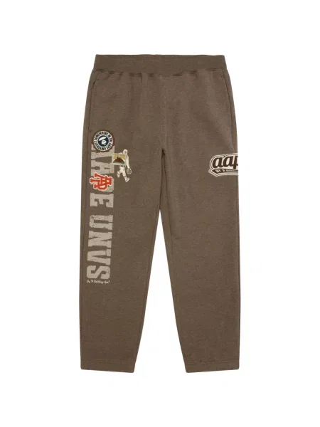 Pantaloni Aape By A Bathing Ape alergare maro
