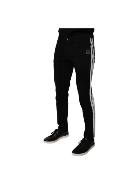 Jeansy Dolce And Gabbana czarne