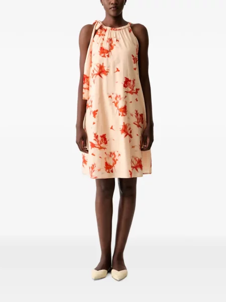 Rochie mini Marc O'polo cu model floral cu imagine cu legături