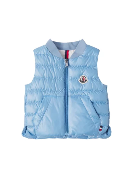 Gyerek pehelymellény Moncler Enfant kék