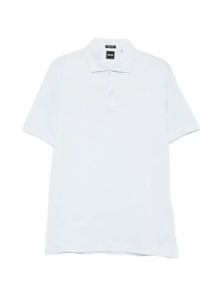 Tricou polo Boss scurt albastru