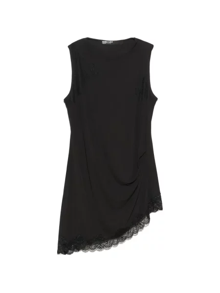 Top Bimba Y Lola din dantelă negru