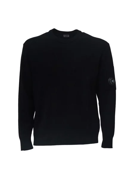 Sweter C.p. Company wełniany czarny