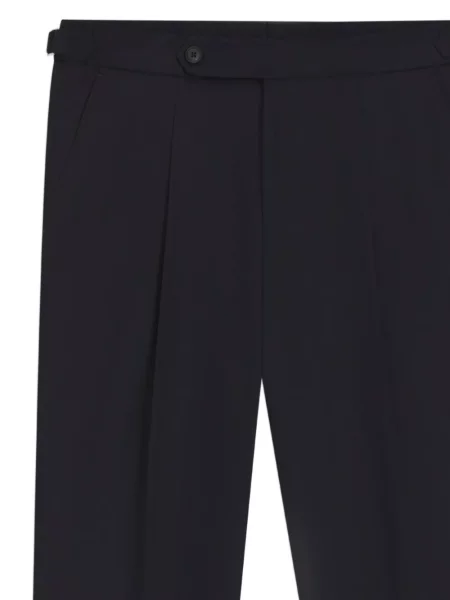 Pantaloni Boss plisate albastru