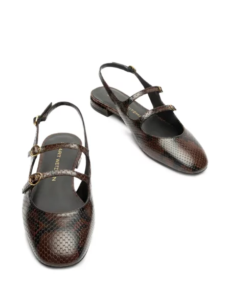 Pantofi cu toc Stuart Weitzman fără toc maro