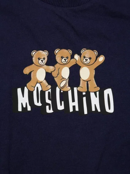 Koszulka dziecięca Moschino niebieska