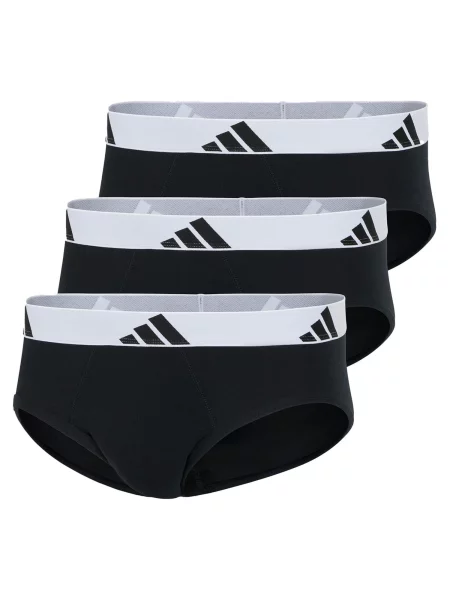 ADIDAS SPORTSWEAR Slipy Active Flex Cotton černá bílá
