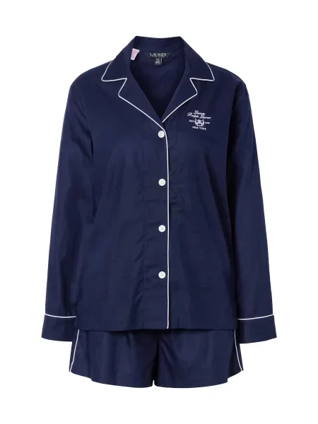 Lauren Ralph Lauren Pantaloni scurți bleumarin alb