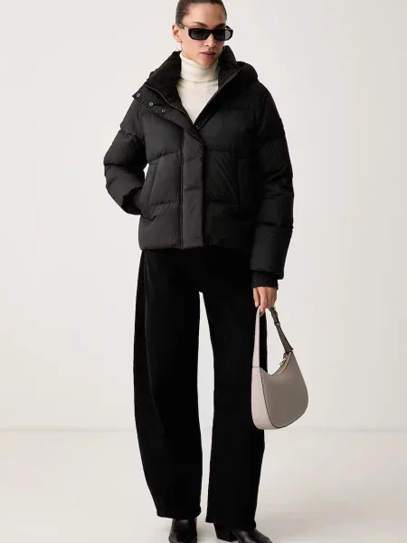 Tommy Hilfiger péřová bunda černá