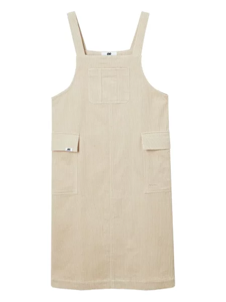 Rochie midi Chocoolate de catifea cord până la genunchi de costum