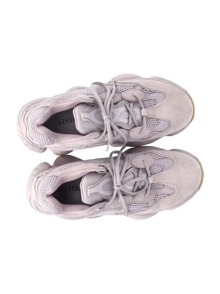 Sneakerși Adidas Yeezy din piele de căprioară violet