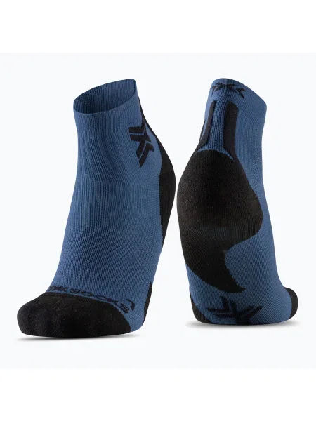 Șosete pentru bărbați X-Socks Run Discover Ankle marine/x negru