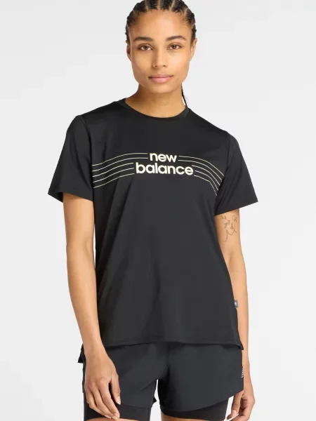 Спортивна футболка New Balance чорна