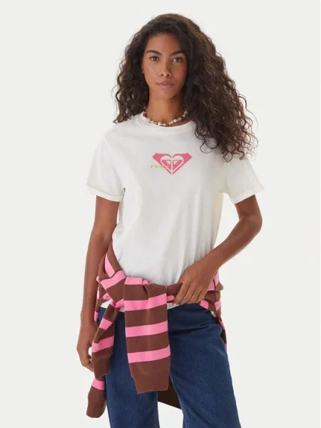 Roxy Tricou Oceanregular Écru