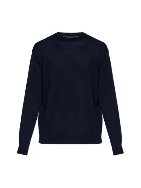 Sweter Paul & Shark wełniany niebieski
