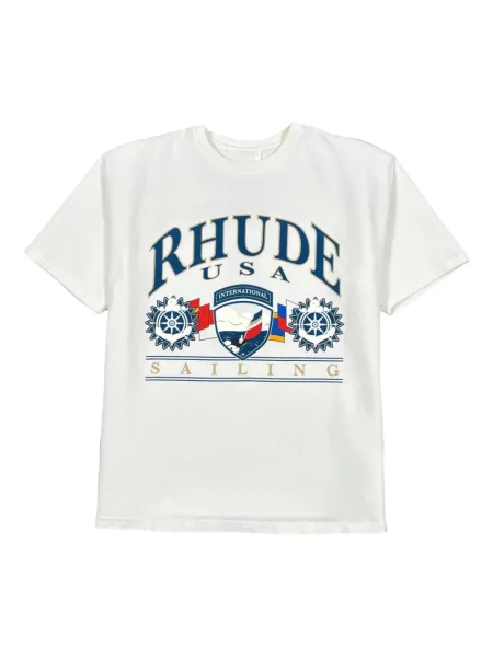 Tricou Rhude alb