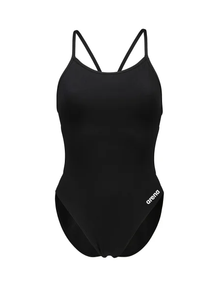 ARENA Costum de baie întreg LACE BACK SOLID' negru