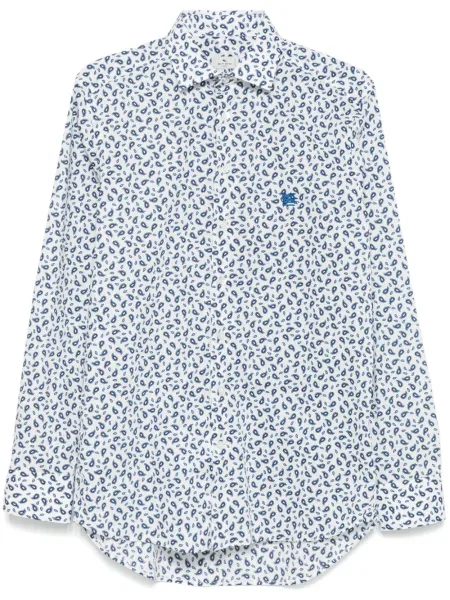 Риза Etro с пейсли десен бяло