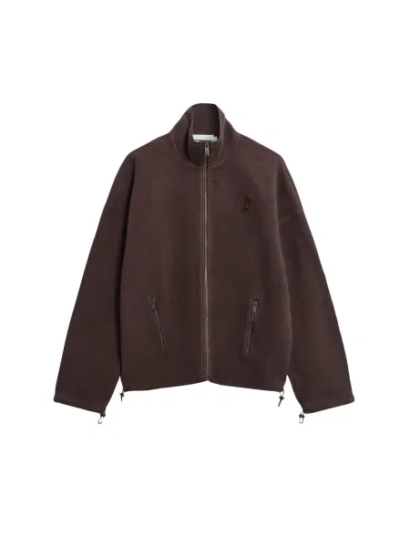 ARMEDANGELS Jachetă fleece închis maro