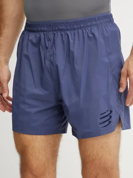 Къс панталон за трениране Compressport мъжки синьо