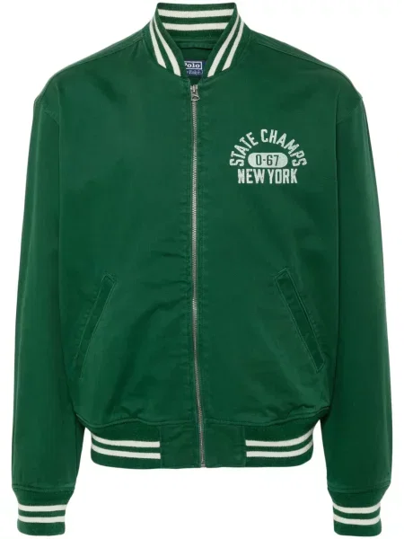 Polo Polo Ralph Lauren με κέντημα κλασικό ραβδωτό μεταξωτό ύφασμα μπλε