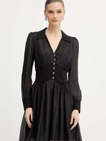 Morgan rochie mini evazați ROPLAM negru