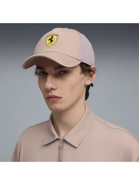 PUMA Czapka typu trucker Scuderia Ferrari Akcesoria OSFA beżowy