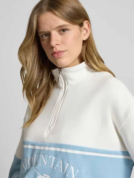 Bluza z zamkiem błyskawicznym Model Cosette' Leger biała