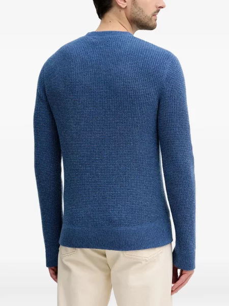 Curea Polo Ralph Lauren cu broderie din fleece cu șireturi albastru