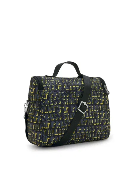 KIPLING Taška cez rameno New Kichirou námornícka modrá / modrosivá / žltá čierna
