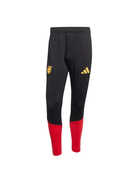 ADIDAS PERFORMANCE Sportske hlače Jamaika 26 x Bob Marley Tiro žuta / kraljevski zelena / crvena crna