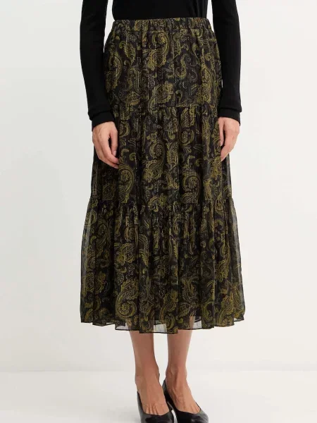 MICHAEL Michael Kors fustă midi evazați verde