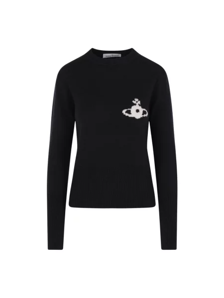 Sweter Vivienne Westwood wełniany czarny