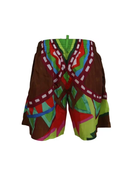 Kąpielówki Dsquared2 w geometryczne wzory
