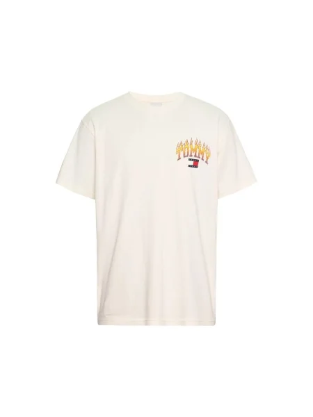 Tommy Jeans Tricou | Relaxed fit alb