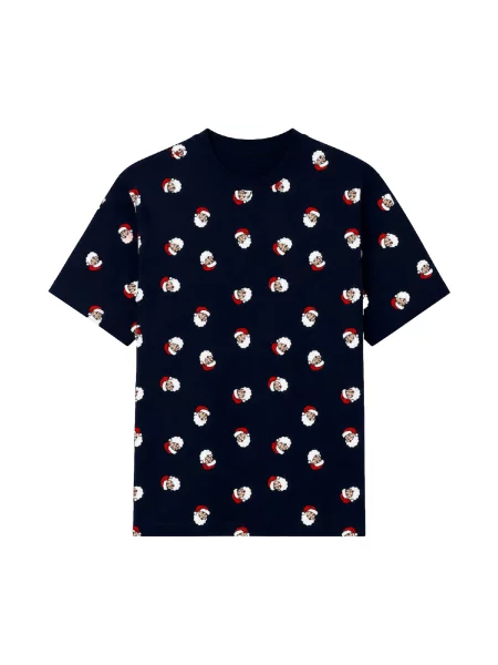 Only & Sons Tricou Klaus bleumarin / roșu alb